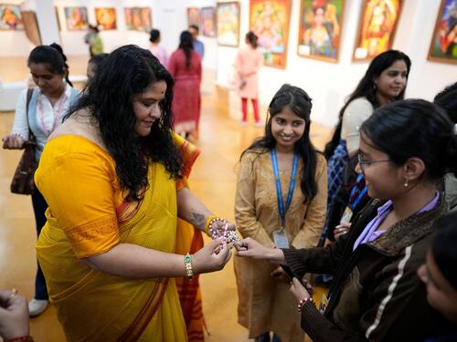 Shakti Bandhan celebration at Delhi during the exhibition Image 1